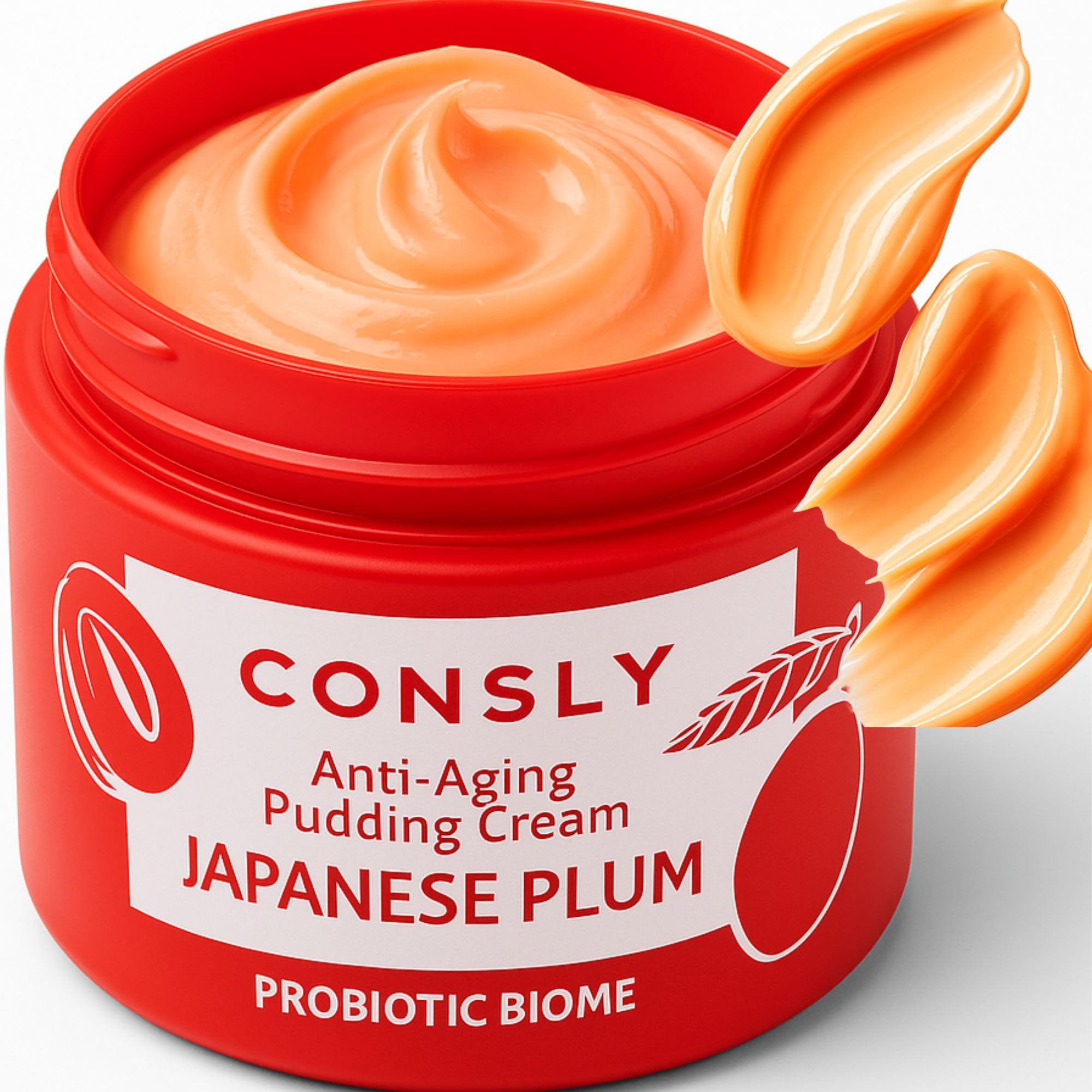 CONSLY Japanese Plum Anti-Aging Pudding Cream | 50 ml / 1.69 fl oz