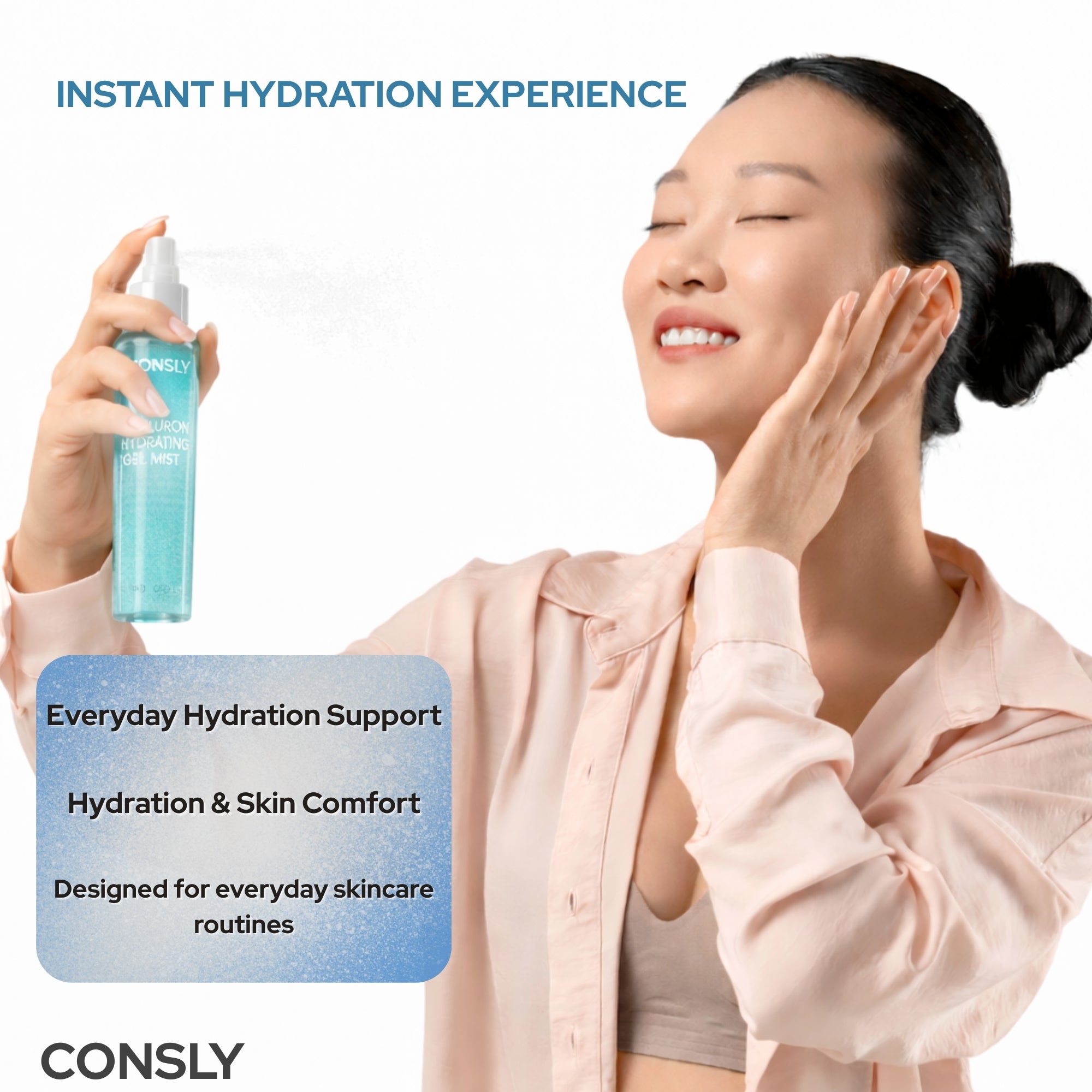 CONSLY Hyaluronic Acid Hydrating Gel Mist | 120 ml / 4.06 fl oz