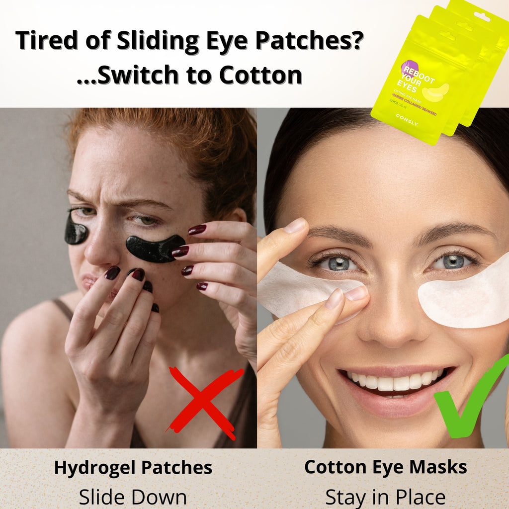 CONSLY Reboot Your Eyes Collagen Eye Patches | 150 pcs / 20 ml / 0.67 fl oz