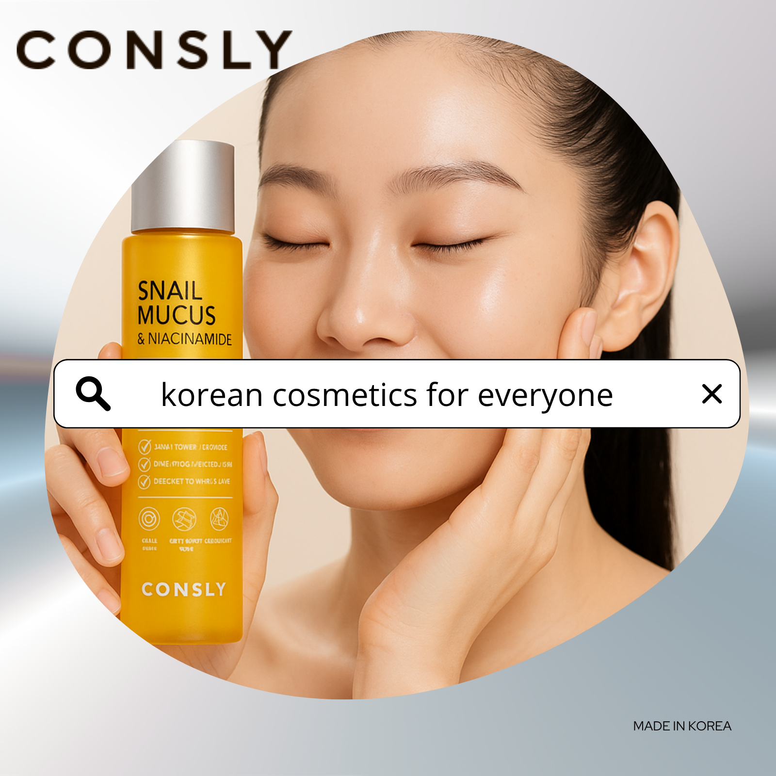 CONSLY Post Acne Toner Essence - Snail Mucin & Niacinamide | 6,76 fl.oz
