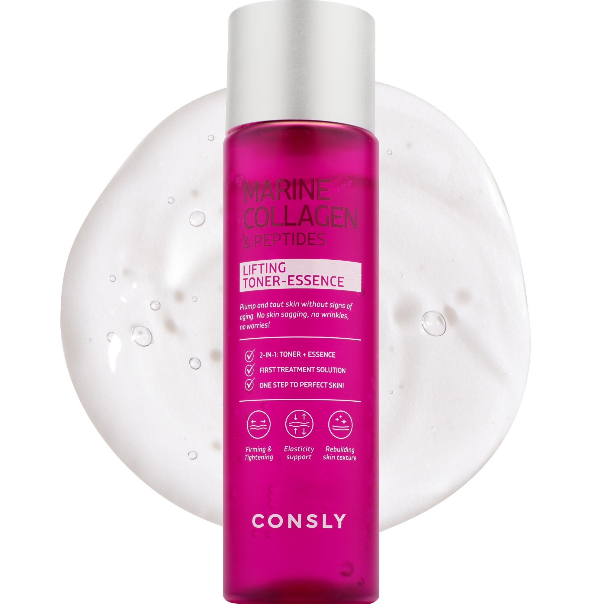 CONSLY Marine Collagen & Peptides Toner Essence | 200 ml / 6.76 fl oz