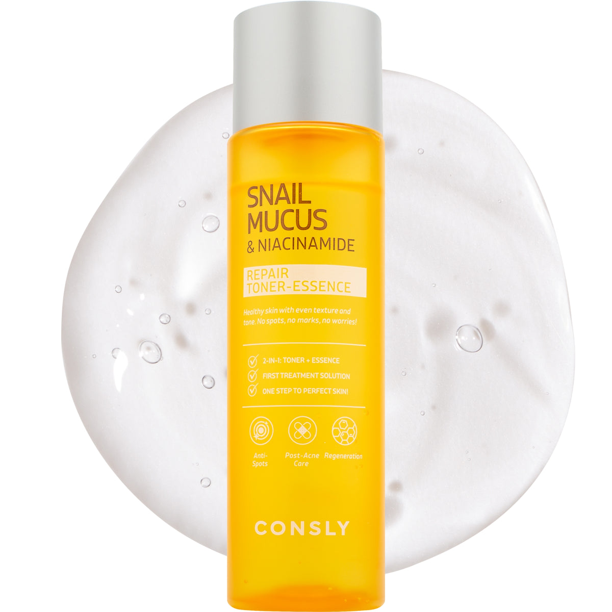 CONSLY Post Acne Toner Essence - Snail Mucin & Niacinamide | 6,76 fl.oz