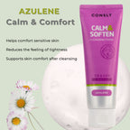 CONSLY Calm & Soften Cleansing Foam with Azulene| 120 ml / 4.06 fl oz