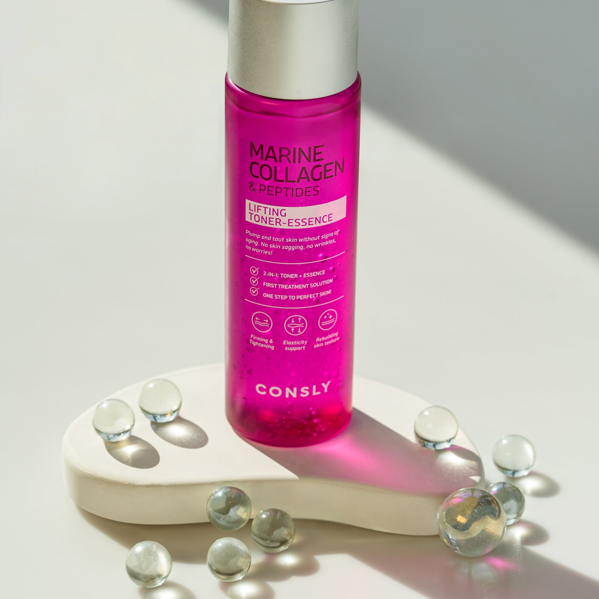 CONSLY Marine Collagen & Peptides Toner Essence | 200 ml / 6.76 fl oz