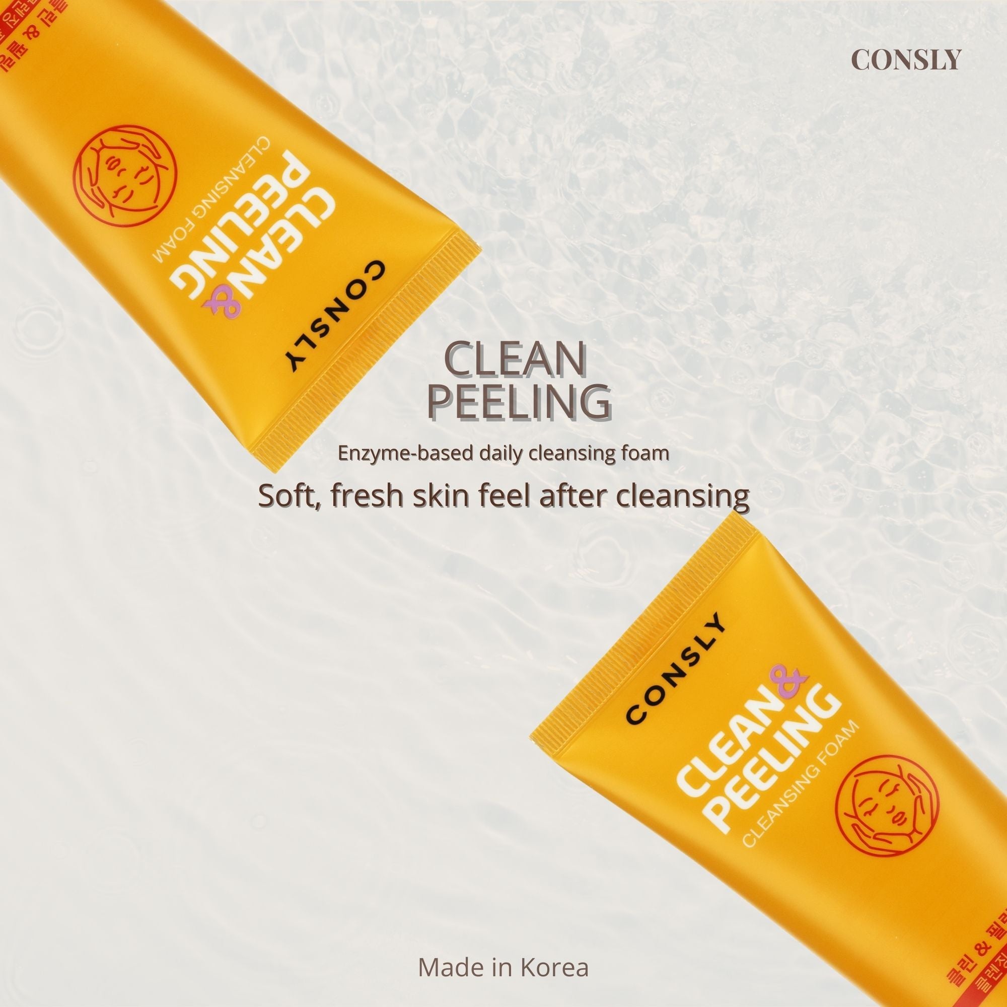 CONSLY Enzyme Peeling Cleansing Foam | 120 ml / 4.06 fl oz