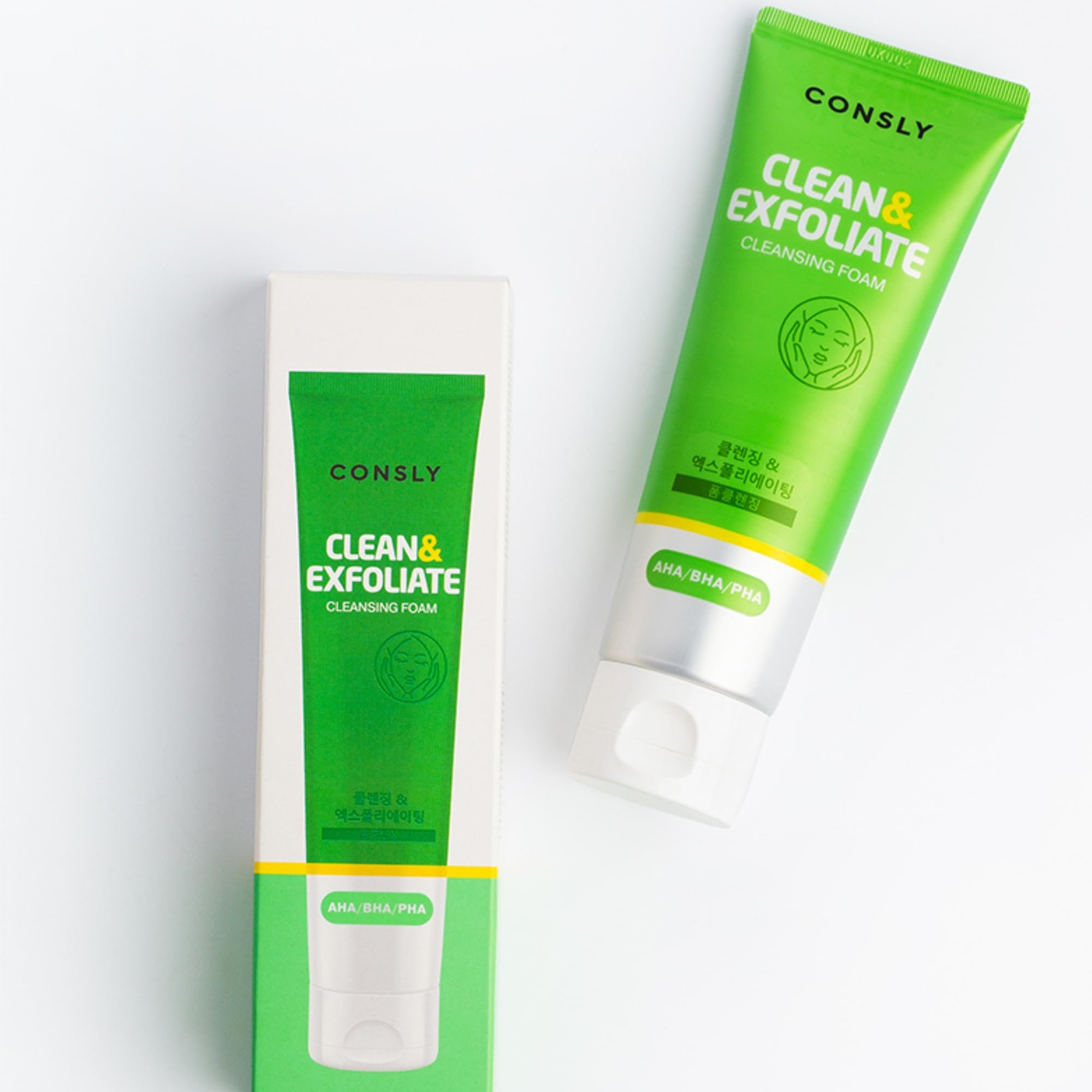CONSLY Cleansing Foam Enzyme Face Wash | 120 ml / 4.06 fl oz