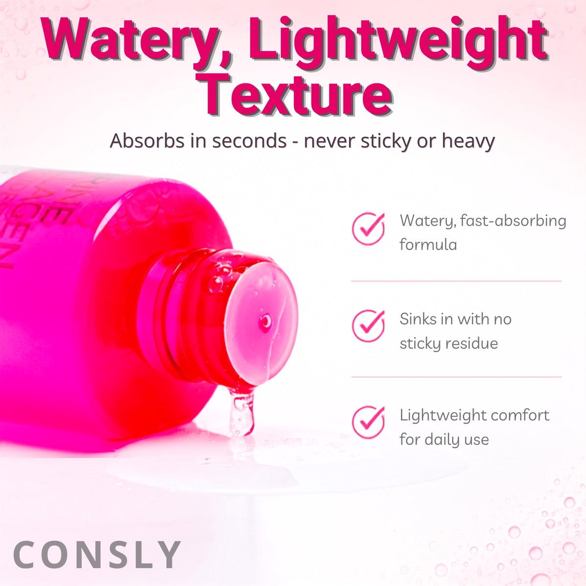 CONSLY Marine Collagen & Peptides Toner Essence | 200 ml / 6.76 fl oz