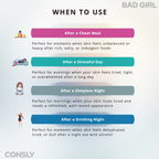 CONSLY BAD GIRL Korean Sheet Mask Set | 4 Types | 25 ml Each