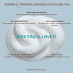 CONSLY Hydrate & Protect Hyaluronic Acid Cleansing Foam | 120 ml / 4.06 fl oz