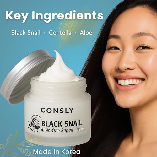 CONSLY Black Snail All-In-One Repair Cream | 70 ml / 2.36 fl oz