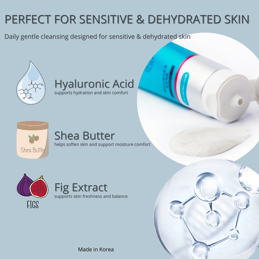 CONSLY Hydrate & Protect Hyaluronic Acid Cleansing Foam | 120 ml / 4.06 fl oz