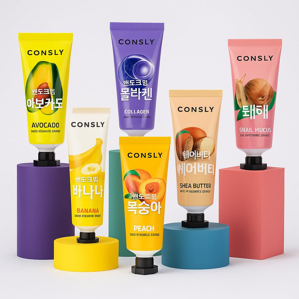 CONSLY Peach Hand Essence Cream | 100 ml / 3.38 fl oz