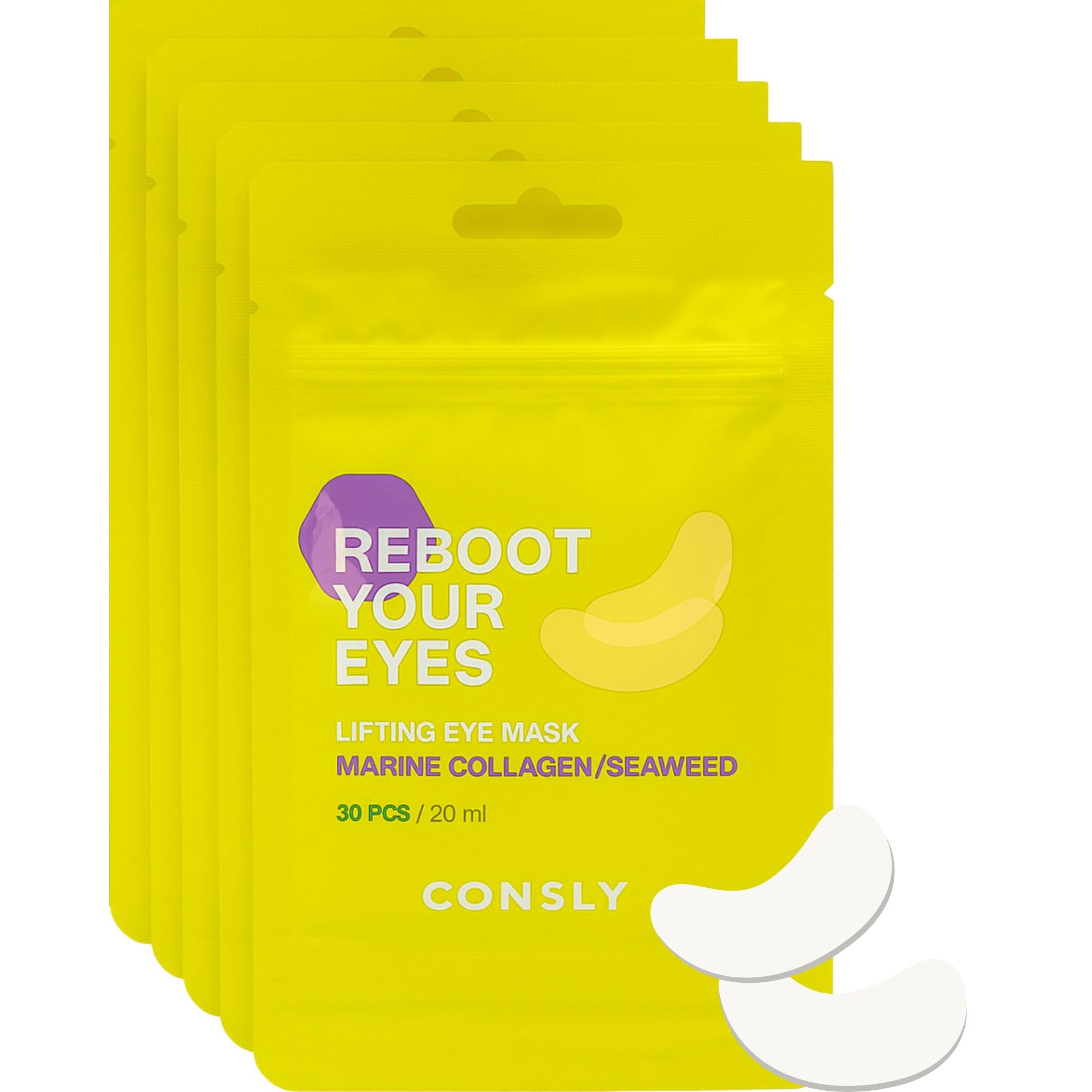 CONSLY Reboot Your Eyes Collagen Eye Patches | 150 pcs / 20 ml / 0.67 fl oz
