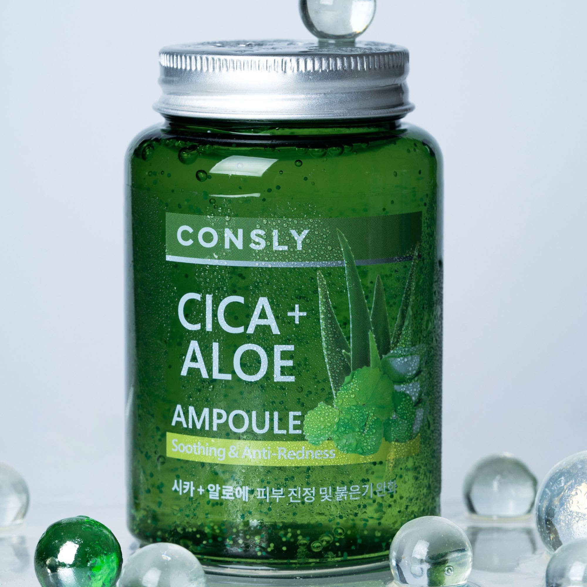 CONSLY Cica + Aloe All-In-One Ampoule | 8.45 fl oz