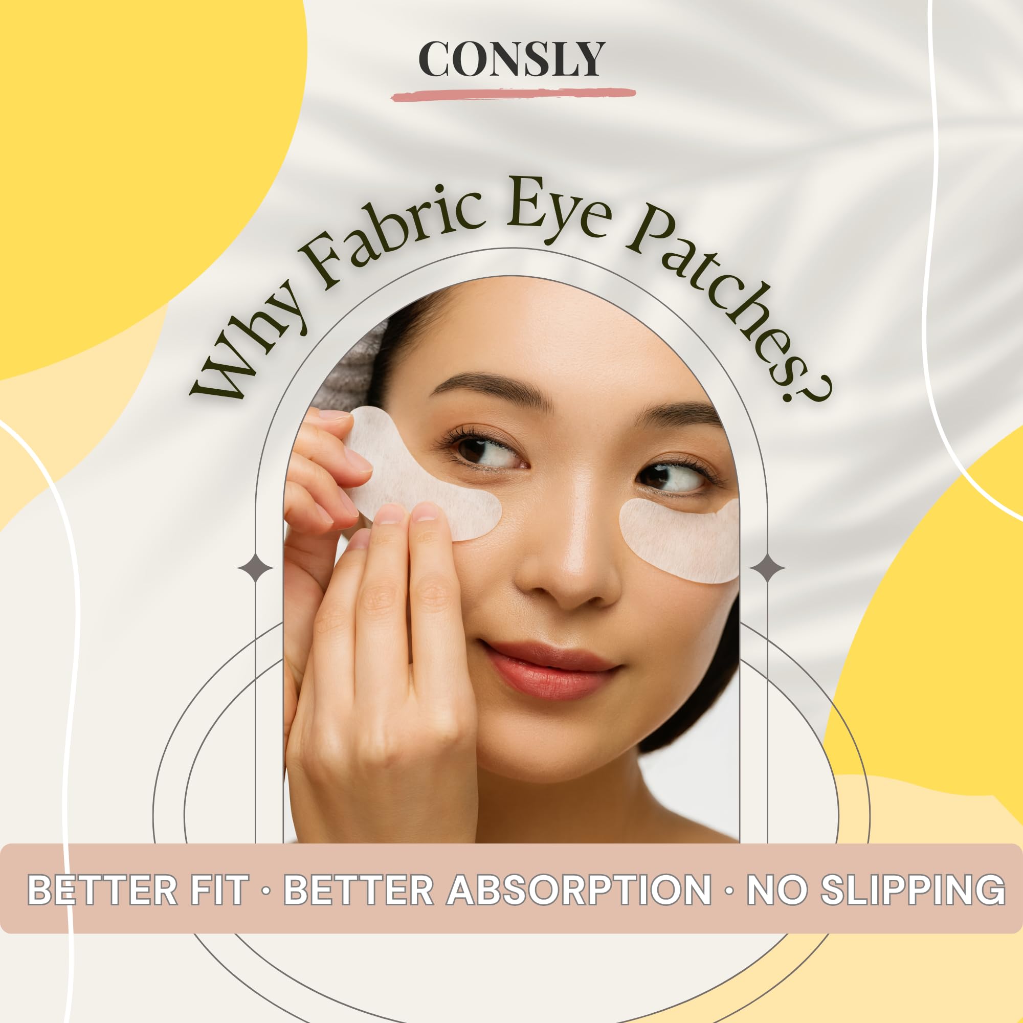 CONSLY Reboot Your Eyes Collagen Eye Patches | 150 pcs / 20 ml / 0.67 fl oz