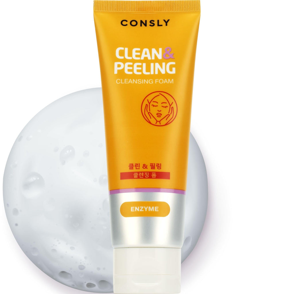 CONSLY Cleansing Foam Enzyme Face Wash | 120 ml / 4.06 fl oz