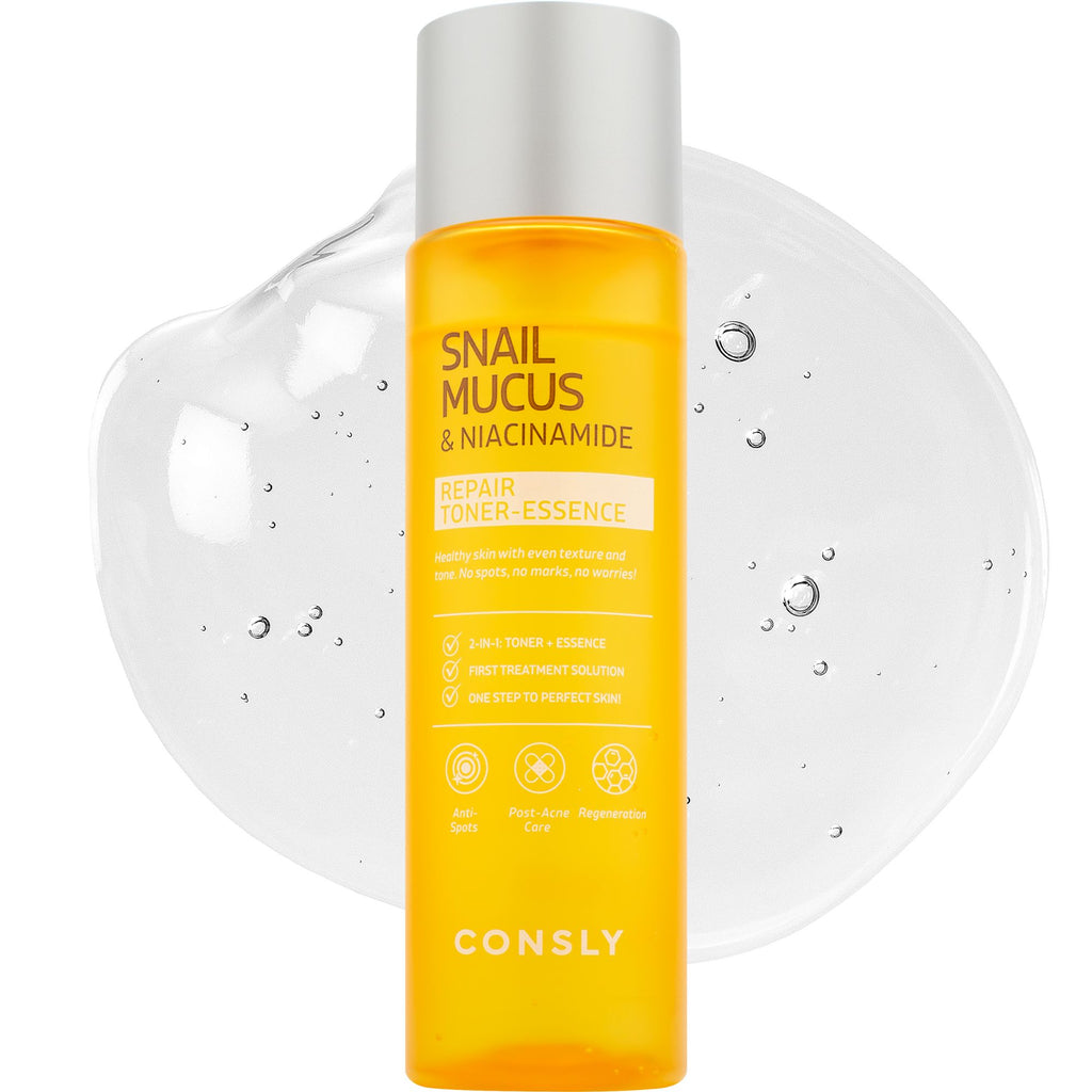 CONSLY Post Acne Toner Essence - Snail Mucin & Niacinamide | 6,76 fl.oz