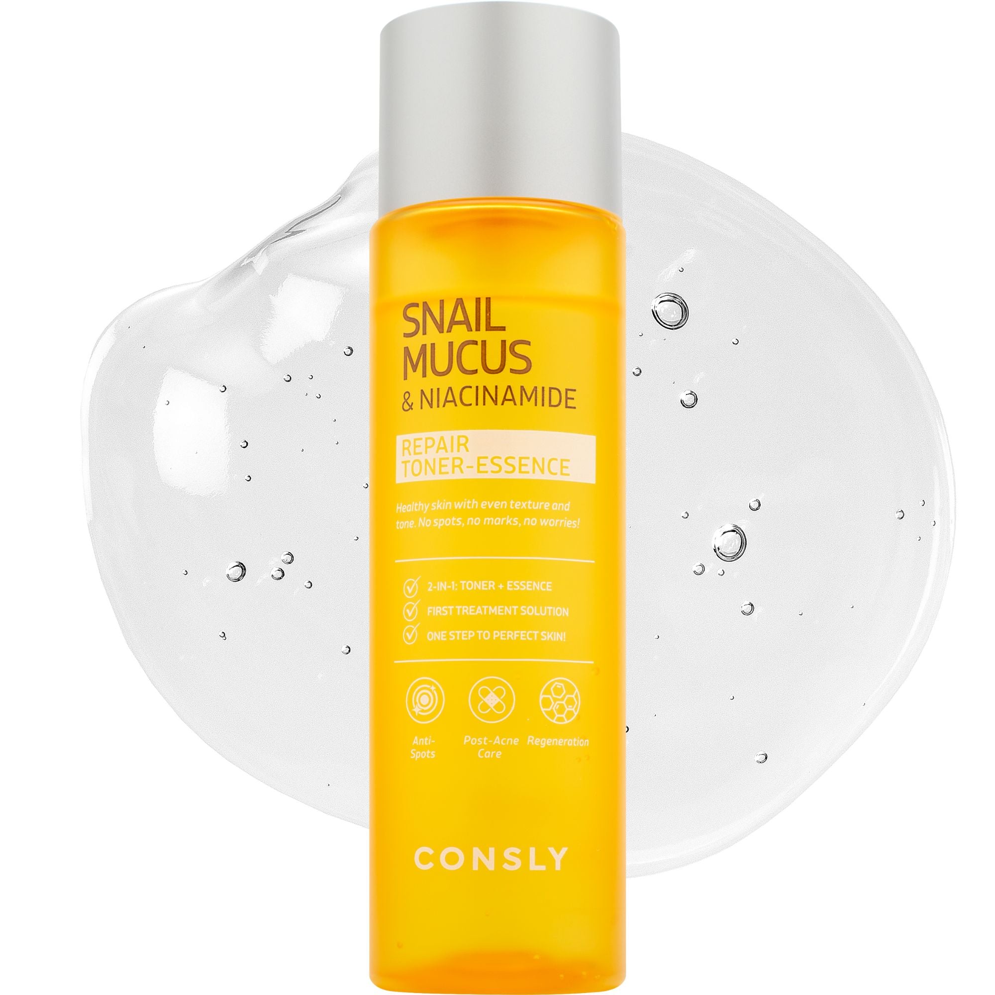 CONSLY Post Acne Toner Essence - Snail Mucin & Niacinamide | 6,76 fl.oz