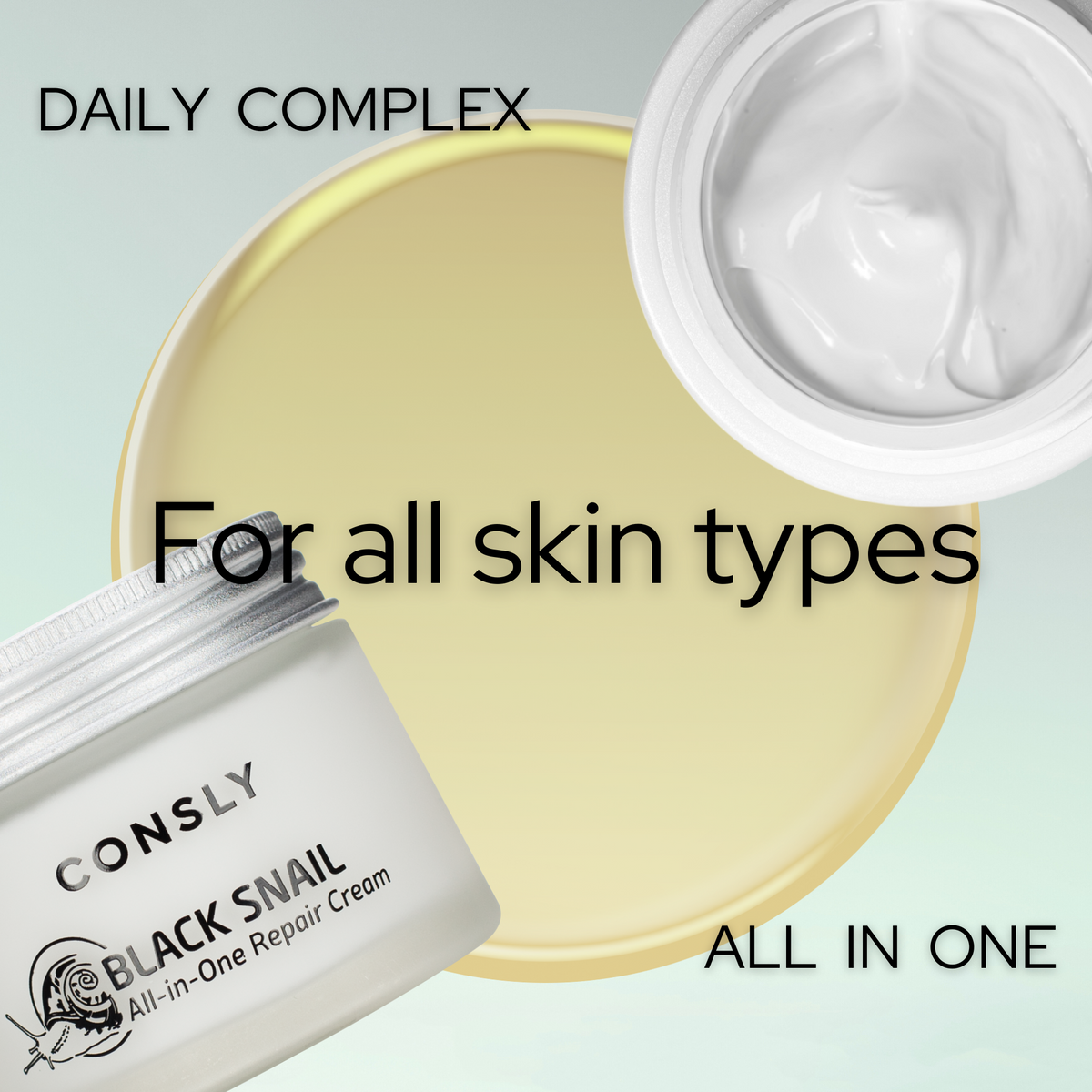 CONSLY Black Snail All-In-One Repair Cream | 70 ml / 2.36 fl oz