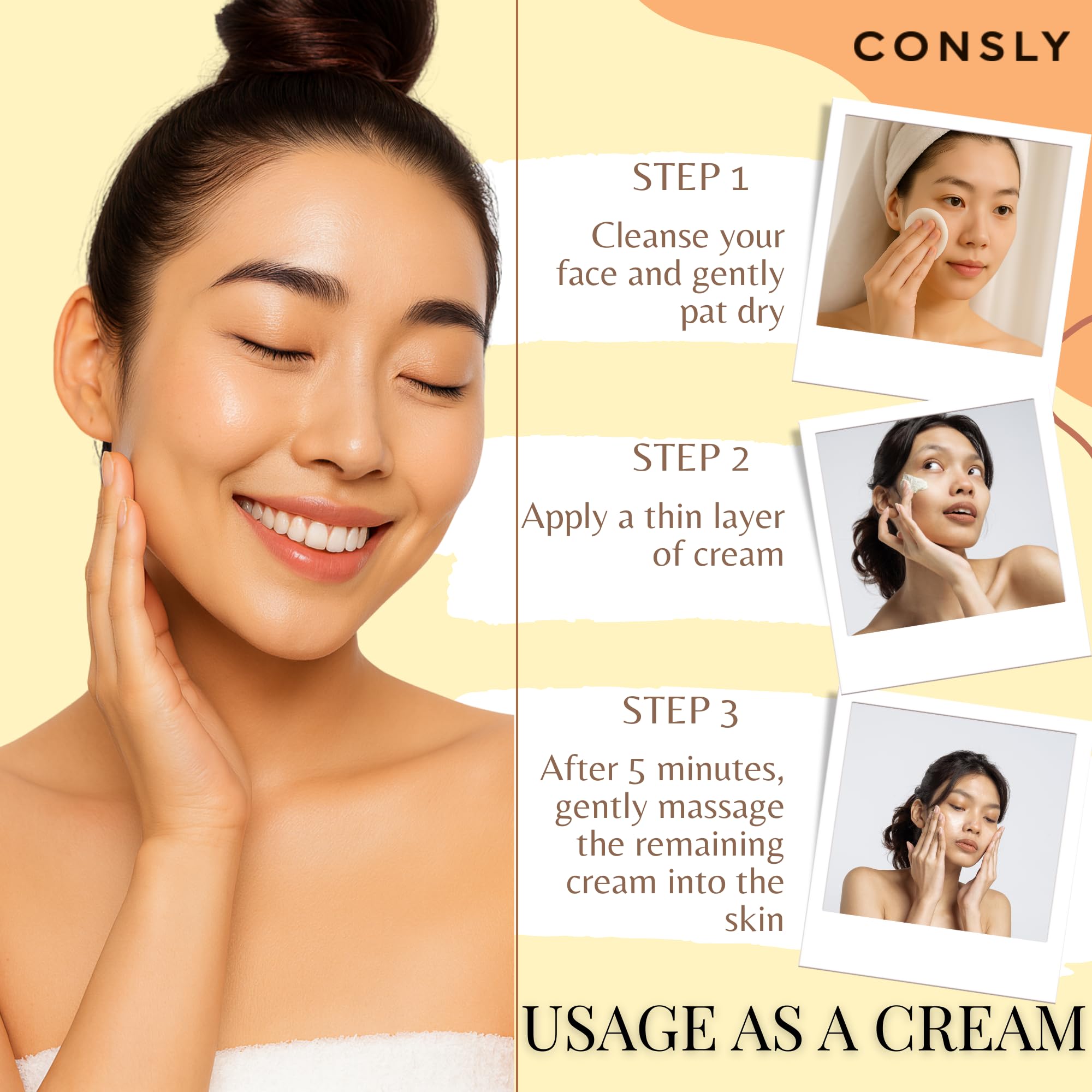 CONSLY Japanese Plum Anti-Aging Pudding Cream | 50 ml / 1.69 fl oz