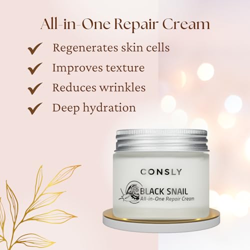 CONSLY Black Snail All-In-One Repair Cream | 70 ml / 2.36 fl oz