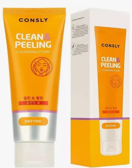 CONSLY Cleansing Foam Enzyme Face Wash | 120 ml / 4.06 fl oz
